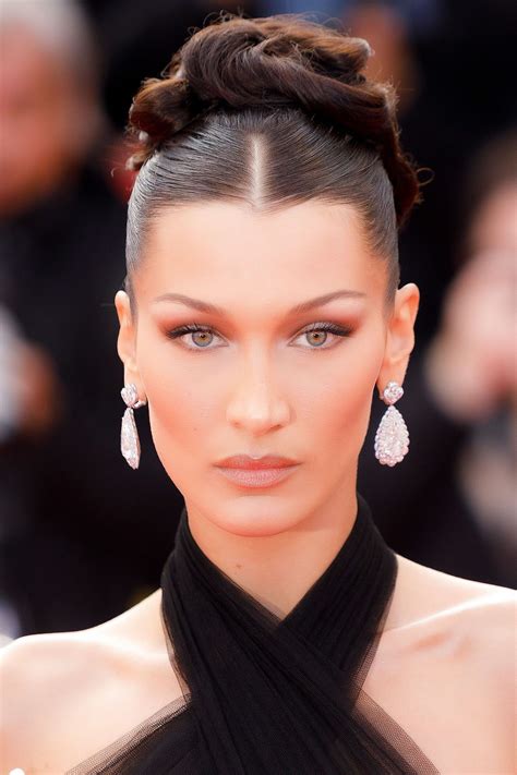 bella hadid updo